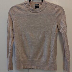 Light pink Gap merino wool sweater size XS
